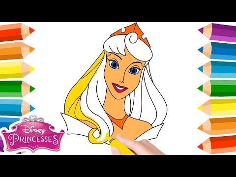 La Belle au bois dormant 👑 Coloriage Princesse Aurore Disney 🎨 Dessin Princesse Fille