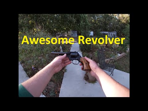 Hi-Standard Double-Nine 22 Revolver Shooting