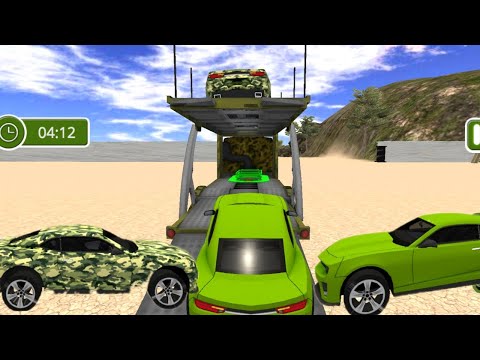 Transporting Army Vehicles in Trailer Truck Complete level 7 8 | Android Games