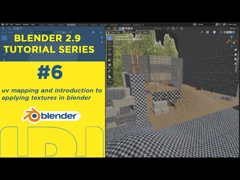Blender 2.9 beginner tutorial series #6 - Intro to applying textures and UV MAPPING in blender