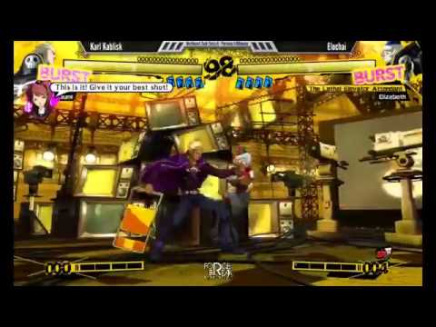 NTF 5/25/2013 P4U Tournament - Karl Kablisk (Kanji) VS Elochai (Elizabeth)