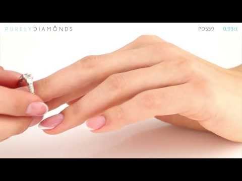 Diamond Ring PD559: 0.93ct - Purely Diamonds