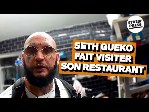 Seth Gueko fait visiter son restaurant
