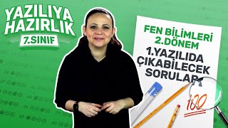 Kim 💯 İster? 7. Sınıf Fen 2. Dönem 1. Yazılıya Hazırlık: Test Çözümü, Olası Sınav Soruları (2022)