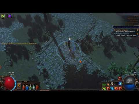 Path of Exile 3.4 Delve League Remote Mine Barrage Crashed Game