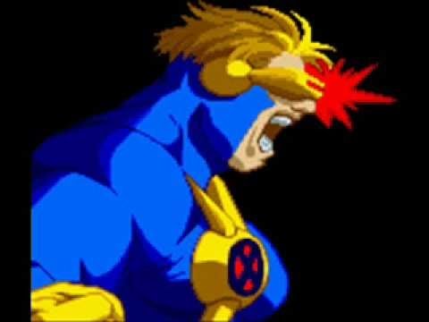 X Men vs Street Fighter Cyclops combo 100%