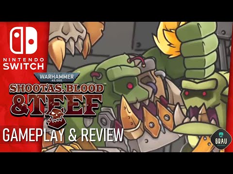Warhammer 40,000: Shootas, Blood & Teef NINTENDO SWITCH GAMEPLAY AND REVIEW | PLATFORMER | ORKS