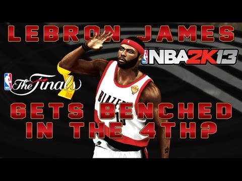 NBA 2K13 MyCAREER Playoffs NFG1 VS. Miami Heat - LeBron James Gets Benched In The 4th?