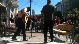 The Dwarves "Fuck Em All" acoustic at San Francisco Sunday Streets