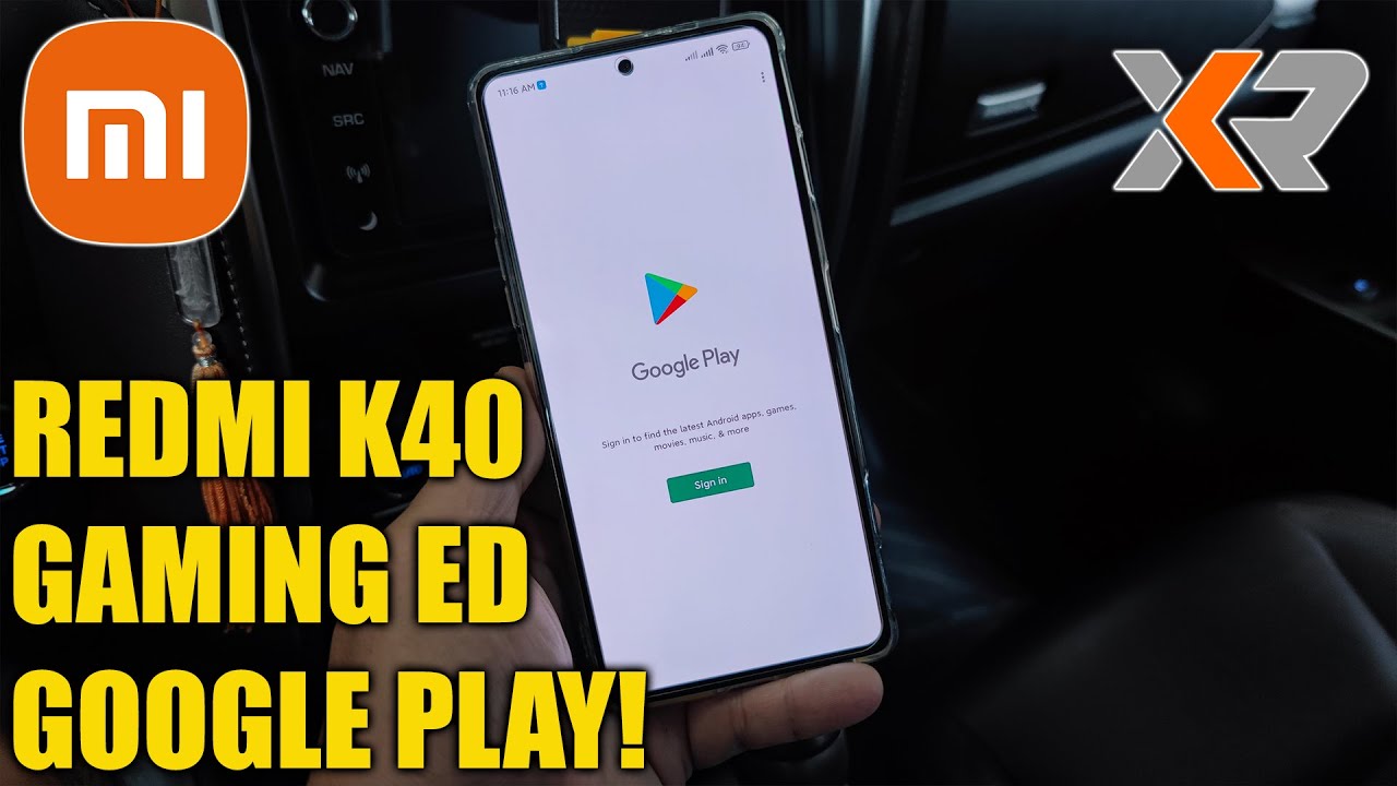 REDMI K40 GAMING EDITION - HOW TO GET GOOGLE PLAY STORE FULL TUTORIAL
