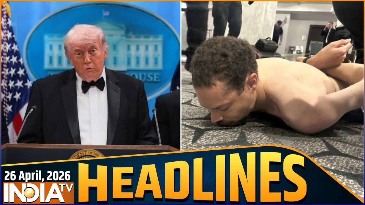 Headlines: आज तो मरते-मरते बच गए ट्रंप | Washington Hotel firing | US Iran Talk | Bengal Election