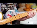 '15 Ways' The Fall Guitar & Bass Lesson