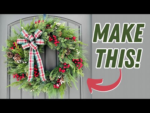 How to Make a Classic Christmas Wreath