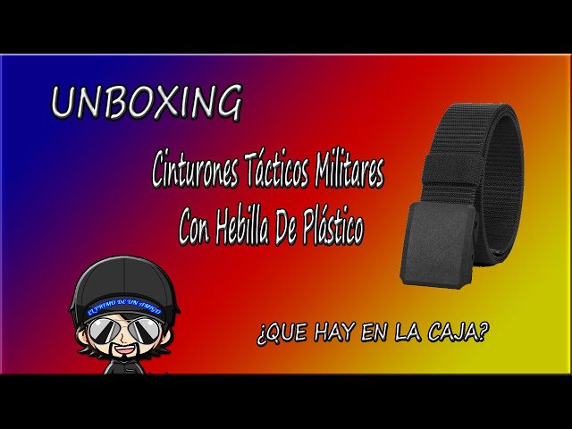 Vídeo relacionado con Shengxi 2 Piezas Cinturón Tactico 123cm Ajustable de Nylon y Lona Con Hebilla de Plástico Sin Metal para Hombres y Mujeres
