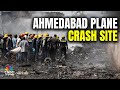 Ahmedabad Plane Crash First Visuals From Air India Flight Crash Site Rescue Ops Underway N18V