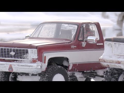 Chevy winter trails in Scale Town - RC CWR