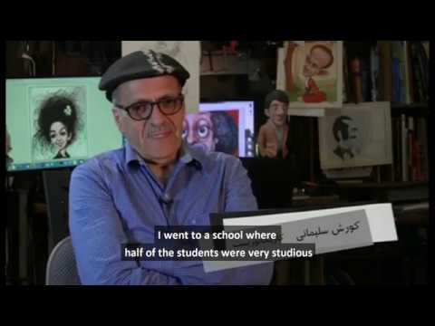 Iranian Caricature Artist Kourosh from Atlanta - BBC London