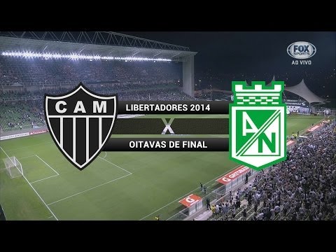 Gols - Atlético-MG 1 x 1 Atlético Nacional (COL) - Libertadores 2014 - 01/05/2014