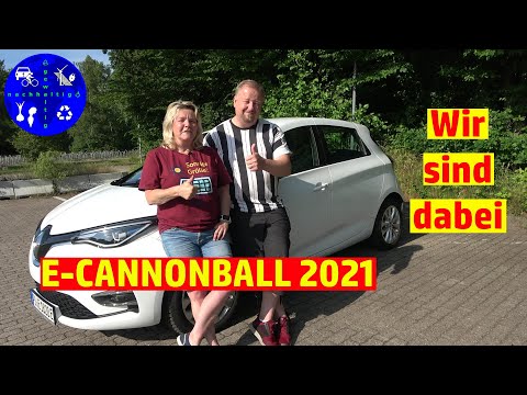 E-CANNONBALL 2021 - wir sind mit unserem Elektroauto Renault Zoe Z.E. 50 R110 dabei