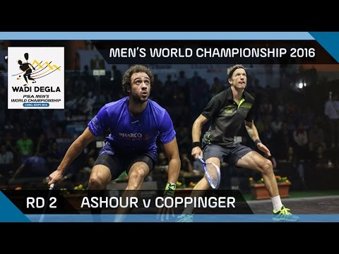Squash: Ashour v Coppinger - Men's World Championship 2016 Rd 2 Highlights