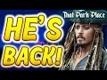 Johnny Depp Is BACK as Jack Sparrow! Appears in Costume with Disney!