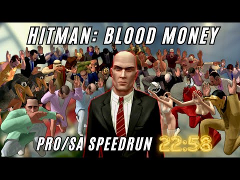 *World Record* Hitman Blood Money Speedrun in 22:58 - Professional/Silent Assassin