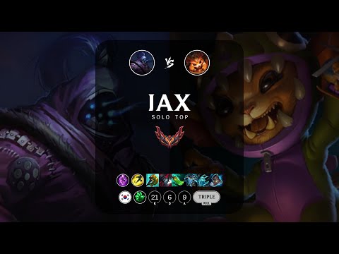 Jax Top vs Gnar - KR Grandmaster Patch 13.5