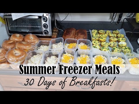 MAKE-AHEAD FREEZER BREAKFASTS || 3-HOUR FREEZER COOKING SESSION