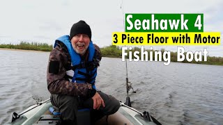 Fishing in an Infatable Boat With Floor and Motor? - Intex Seahawk 4
