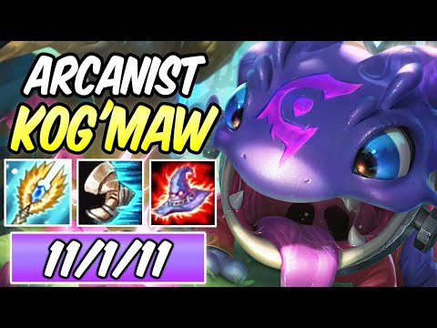 FULL AP ARCANIST KOG'MAW MID | New Build & Runes | League of Legends