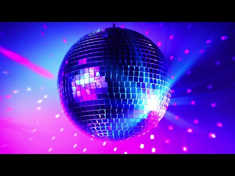 Multicolor Disco Ball & Rotating Disco Light in 4K | Colorful Party Background Loop - 10 Hours