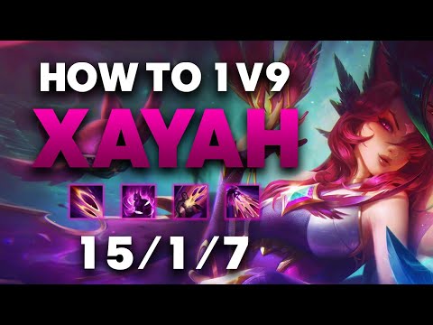 Grandmaster Xayah ADC Gameplay - How to 1v9 on Xayah | League of Legends