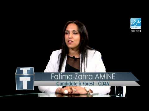 Fatima-Zahra AMINE: candidate CD&V à Forest - communales 2012 - Maghreb TV