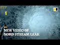Swedish Coast Guard Releases New Video From Nord Stream Gas Leak