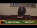 Min. David Baker - Being Focused  -  11-19-25