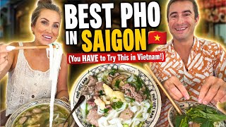 BEST PHO IN SAIGON 🇻🇳 (You HAVE to Try This in Vietnam!)