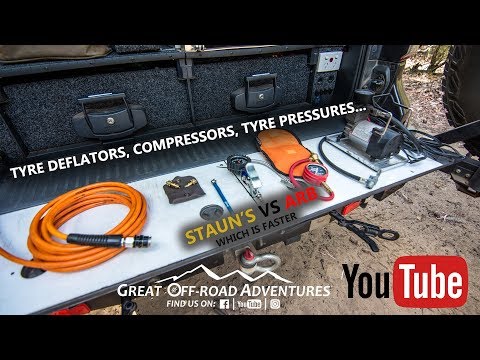 Tyre Pressure Advice, Best Deflator, ARB vs Stauns