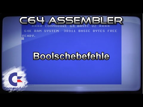 C64 Assembler Tutorial $0006 Boolschebefehle