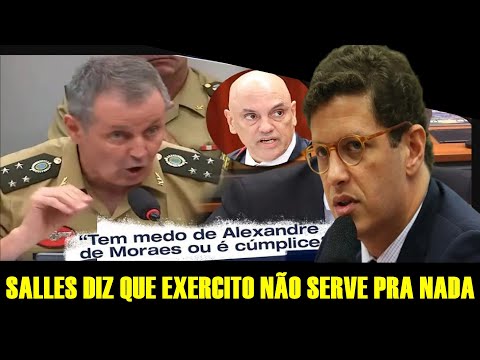 SALLES-ENFRENTE GENERAL E DIZ QUE EXERCITO ENGANOU POVO 8 JANEIRO