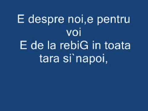 RebiG-E pentru voi (lyrics)