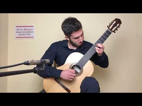 Francesco Pellegrini - 10th Int. MARTINEZ Guitar Competition 2021 Iserlohn, 1st Round