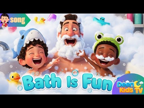 Time For Bath Do Do Do, baby shark islamic version bath song | islamic bath time song | Deen Kids TV