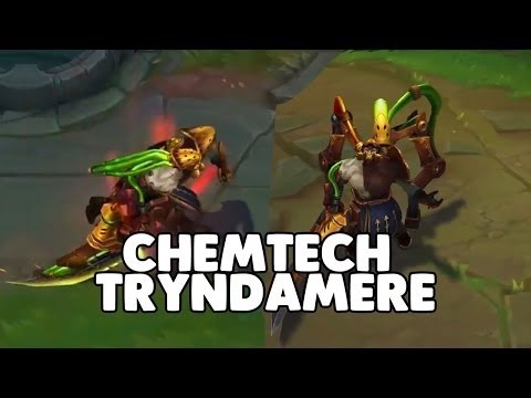 League of Legends Chemtech Tryndamere Skin Spotlight