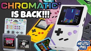Great NEWS! The ModRetro Chromatic Is BACK With NEW Choices Accessories & Games!