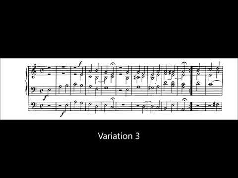 4. Wer nur den lieben Gott lässt walten, Christian Heinrich Rinck, aus op. 55 (Score-Video)