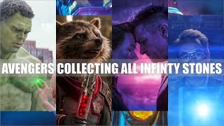 Avengers collecting all infinity stones | Avengers Endgame