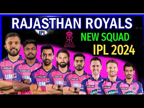 IPL 2024 - Rajasthan Royals Team Squad | Rajasthan Team Players List 2024 | RR Team Squad 2024