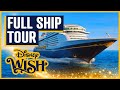 DIsney Cruise Line Disney Wish Cruise Ship Tour