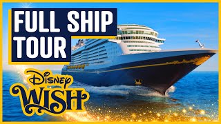 DIsney Cruise Line Disney Wish Cruise Ship Tour