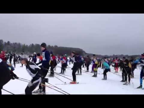Start of wave 3 skate at Birkie 2013
